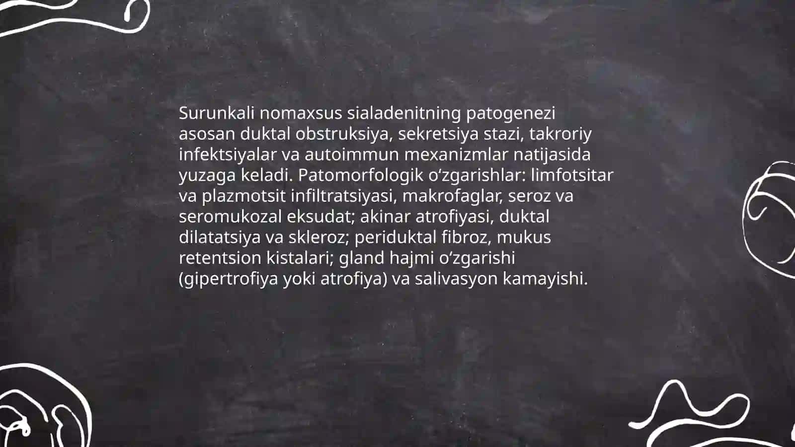 So'lak bezlarini o'tkir va surunkali nomaxsus yallig'lanish kasalliklari 4