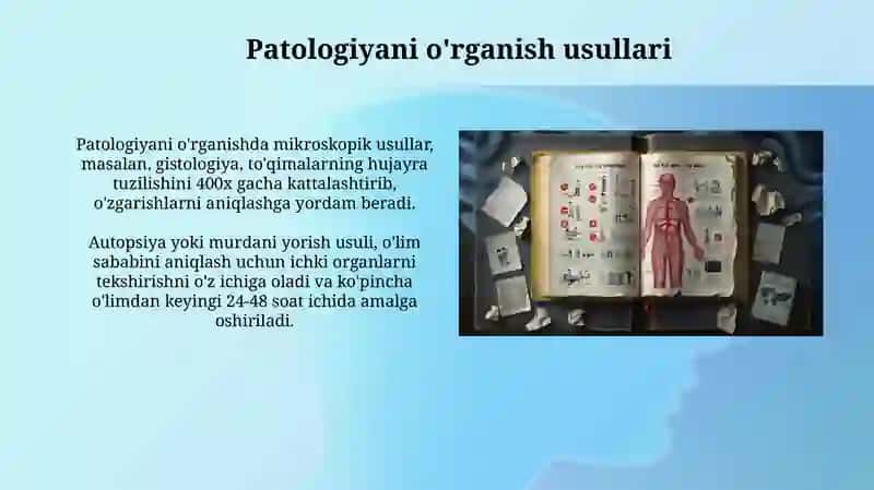 Inson anatomiyasi, fiziologiyasi va patologiyasining rivojlanish tarixi 4