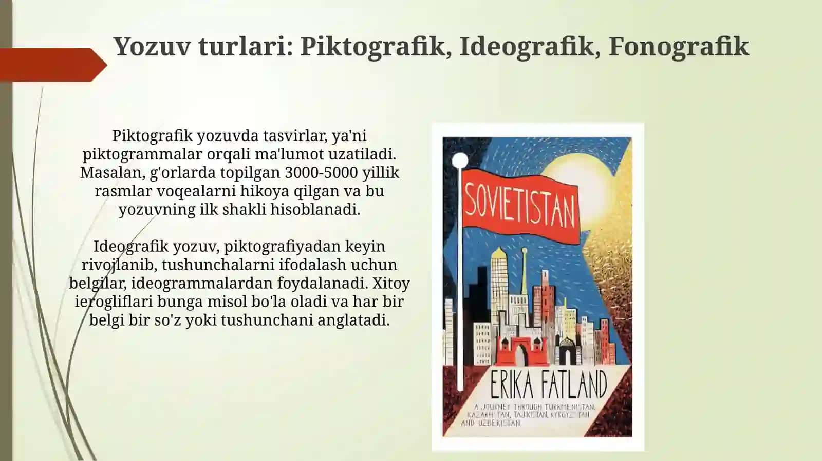 O'zbek Yozuvi: Ta'rifi va Turlari 4