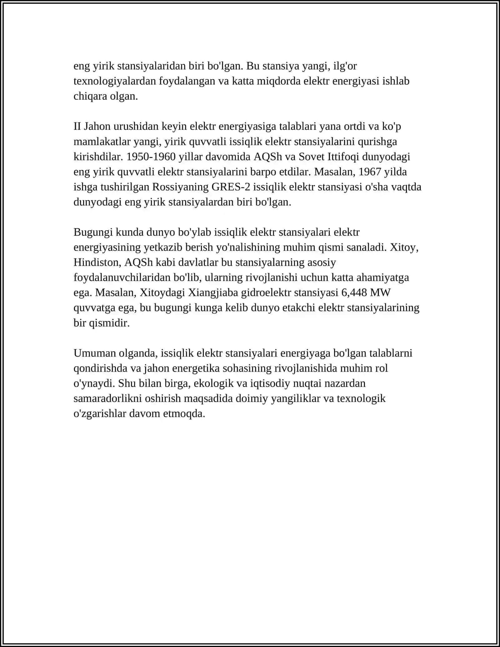 ISSIQLIK ELETR STANSIYALARINING ASOSIY QURILMALARI 4