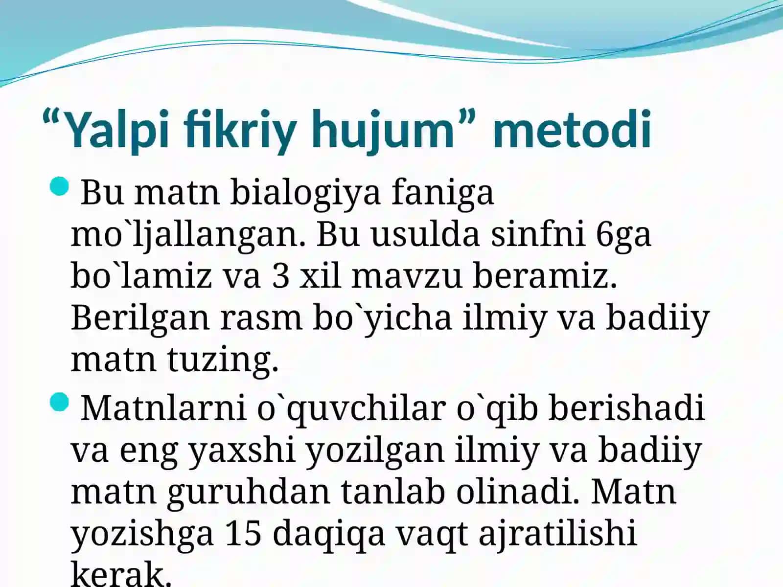 Interfaolmetodlar 4