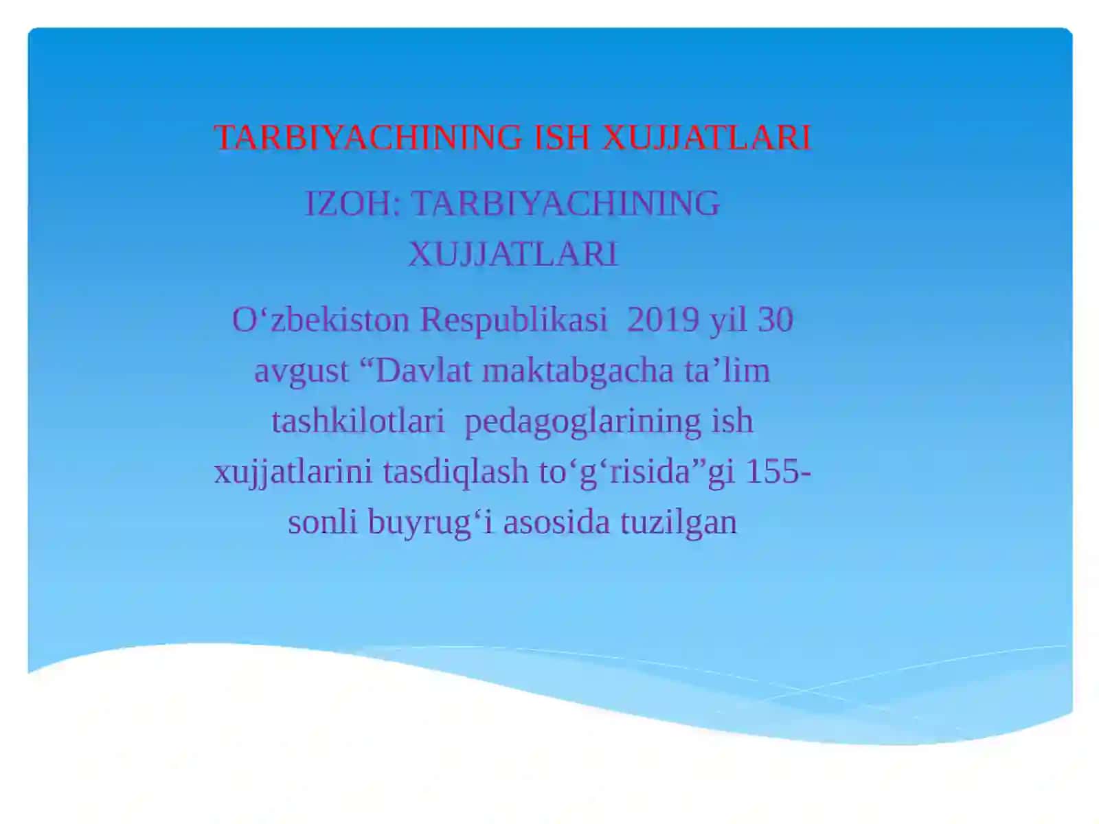 O’quv-tarbiyaviy faoliyatni rejalashtirish bolalar davomatini qayd etish daftariva Bolalar rivojlanish xaritasi 4