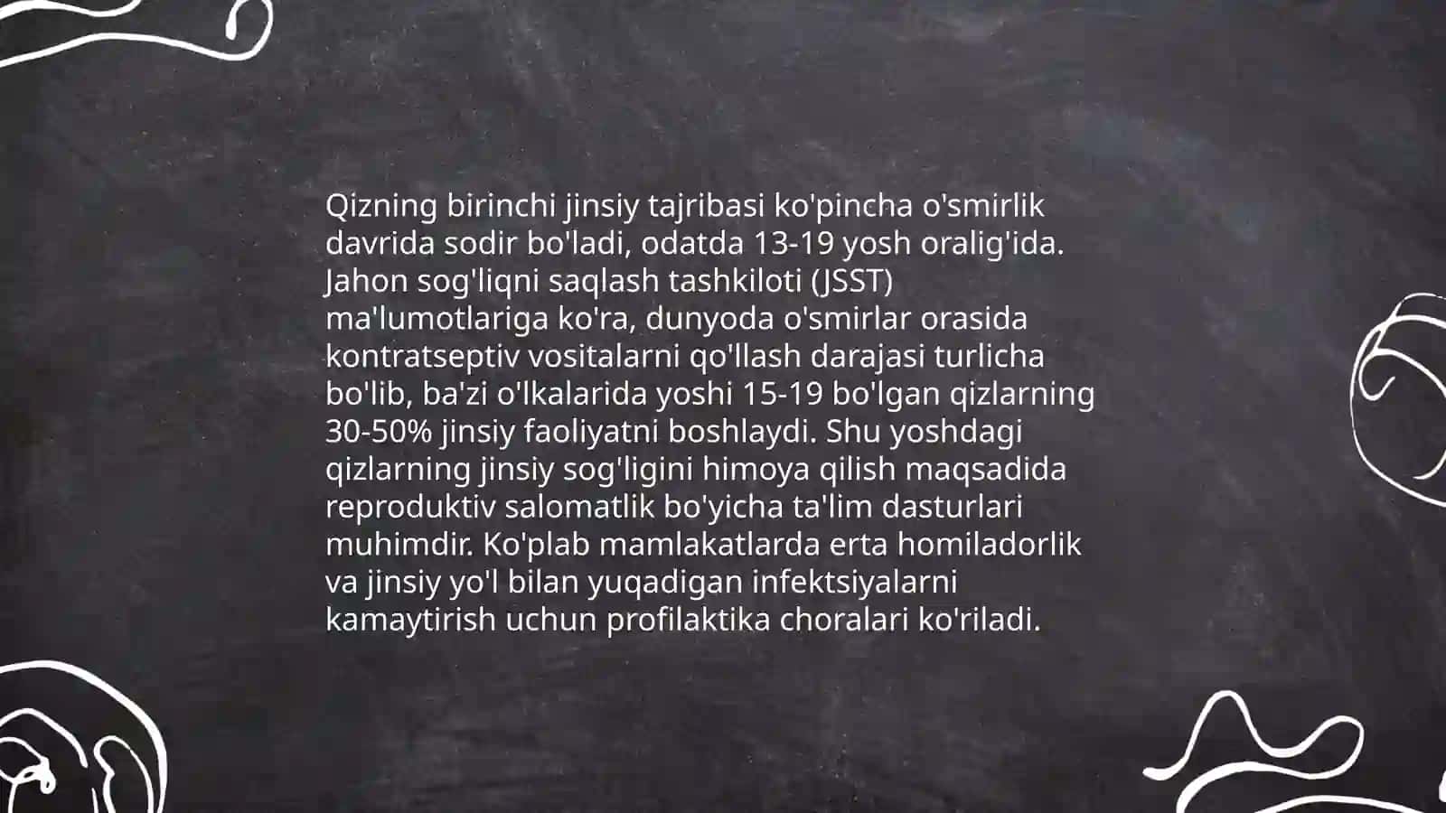 Jinsiy moyillik qizning chimildagi birinchi kuni va hayz malumotlari 4