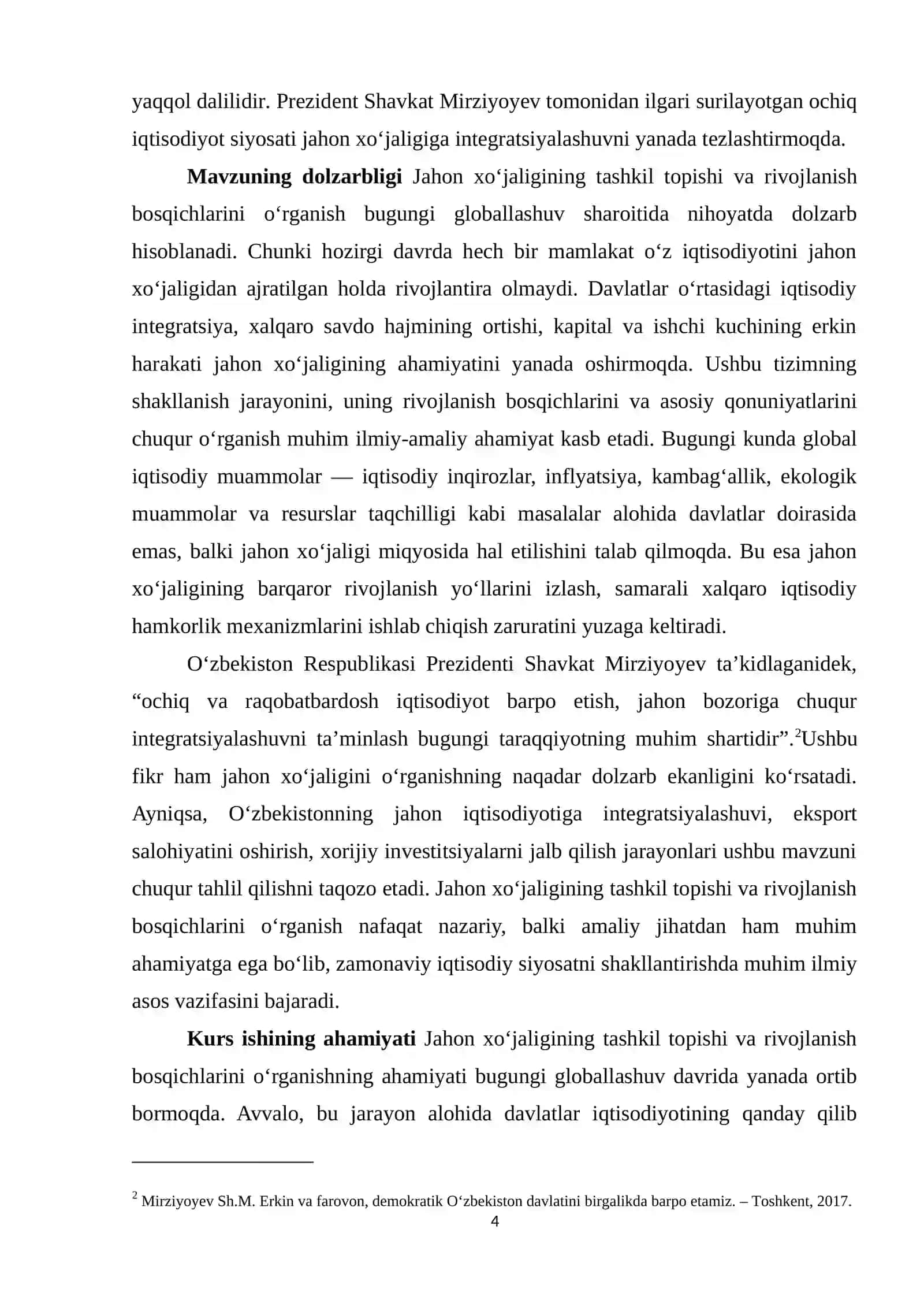 Jahon xo'jaligining tashkil topishi va rivojlanish bosqichlari 4