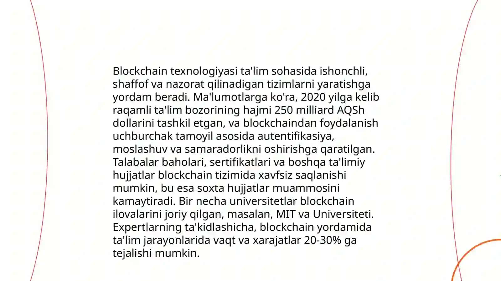 blokchain texnologiyasidan turli tarmoq sohalarida foydalanish xususiyatlari 4