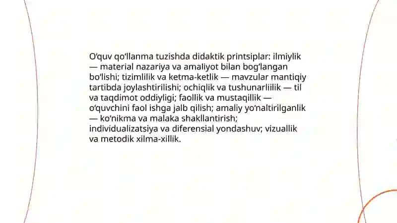 Fan boblari va mavzularini o‘rganish 4