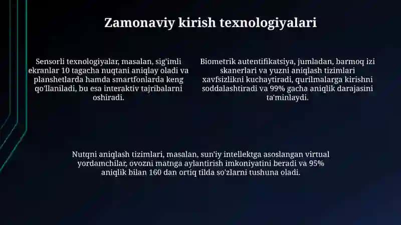 Asosiy kirish qurilmalari 4