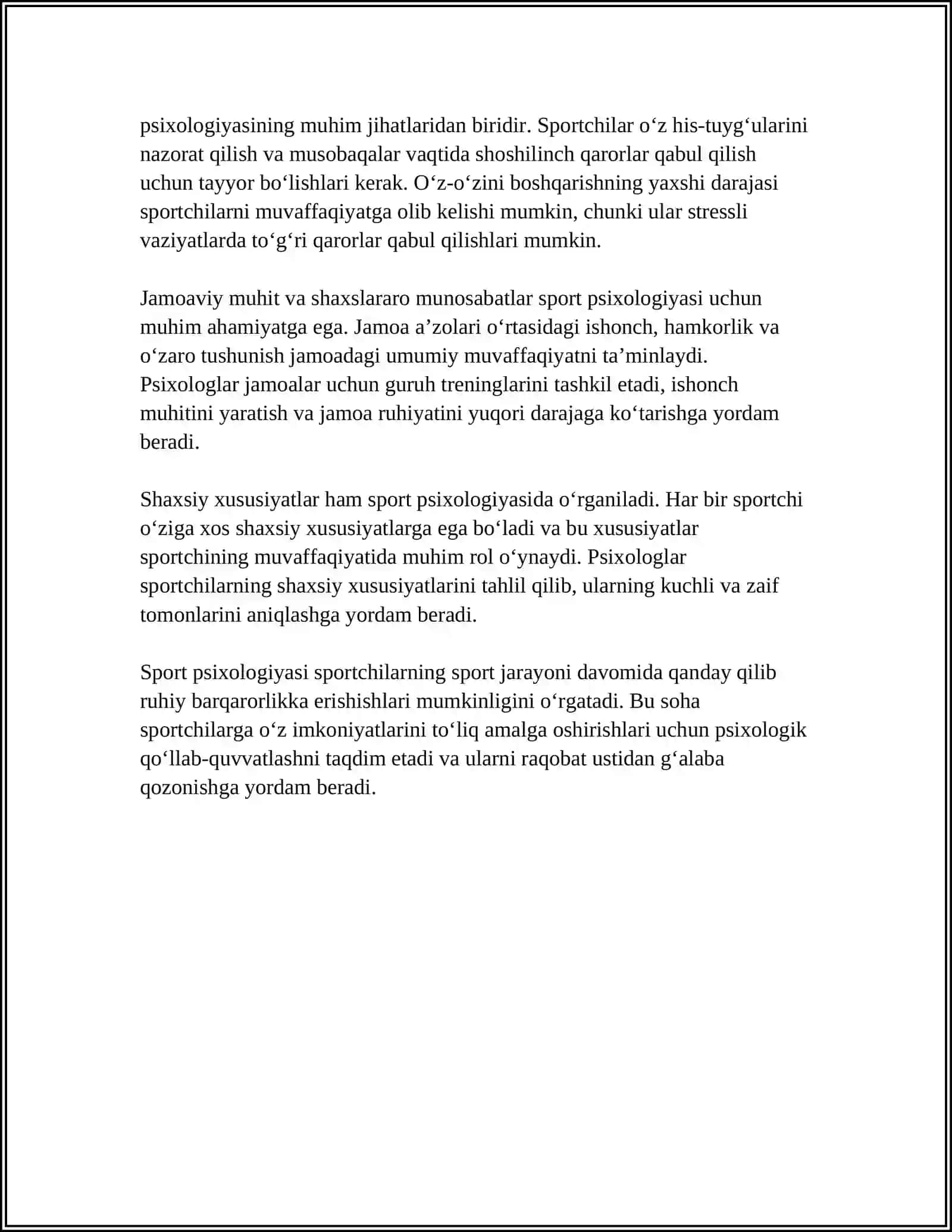 SPORT PSIXOLOGIYASI 4