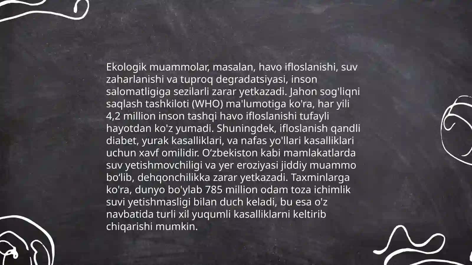 Inson va ekologiya rivojlanishining tabiy shart sharoitlari 4