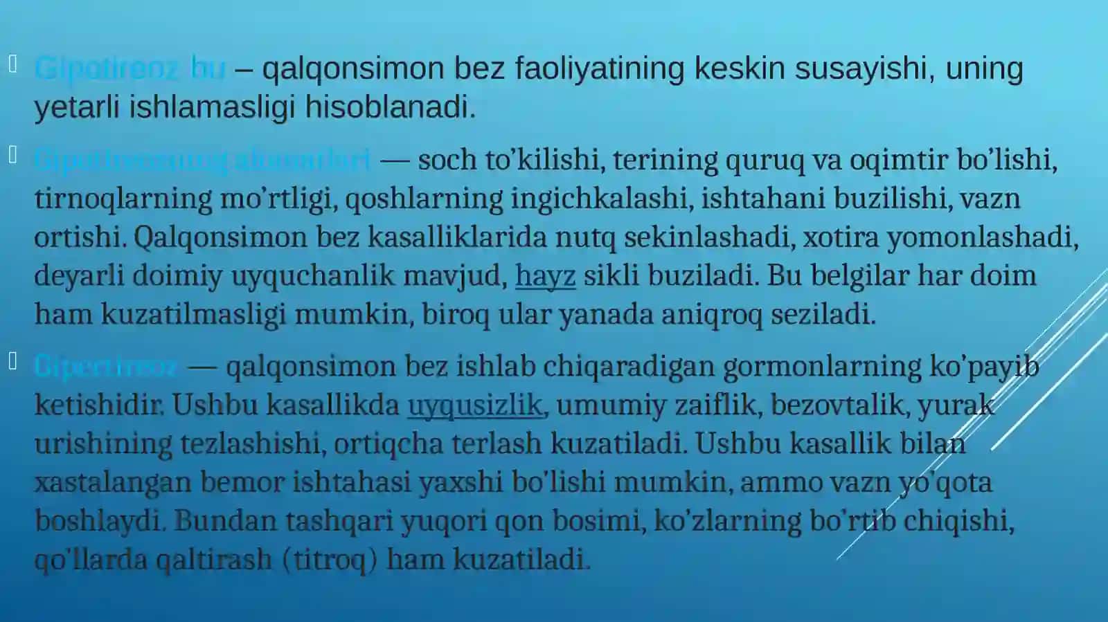 Endemik buqoq va gipotireoz patogenezlari va davolash usullari 4