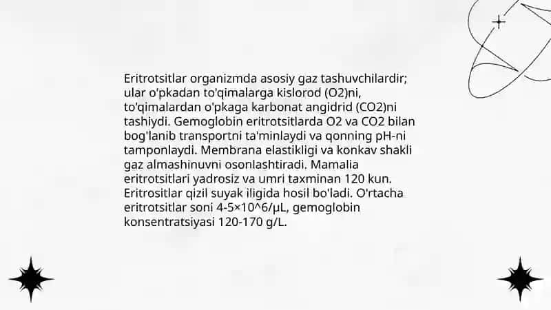 Qon va qon aylanish tizimi 4