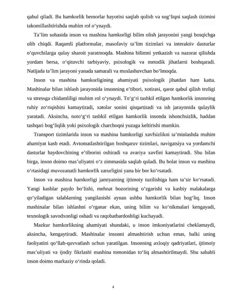 Inson va mashina hamkorligining psixologik mexanizmlari 4