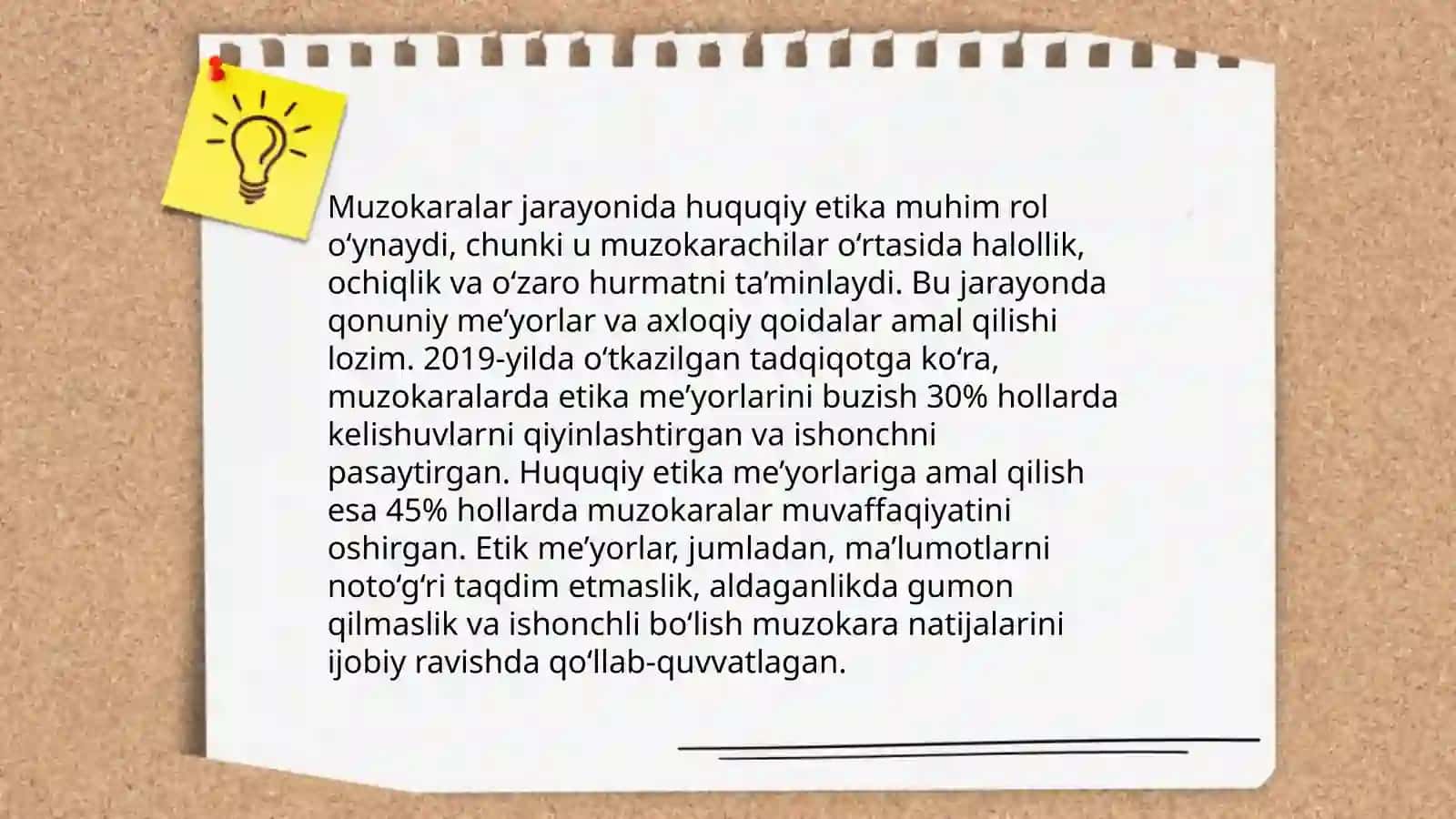 Yuridik faolyatda huquqiy konsultatsiya va muzokaralarni muvafaqiyatli olib borish metodikalari 4
