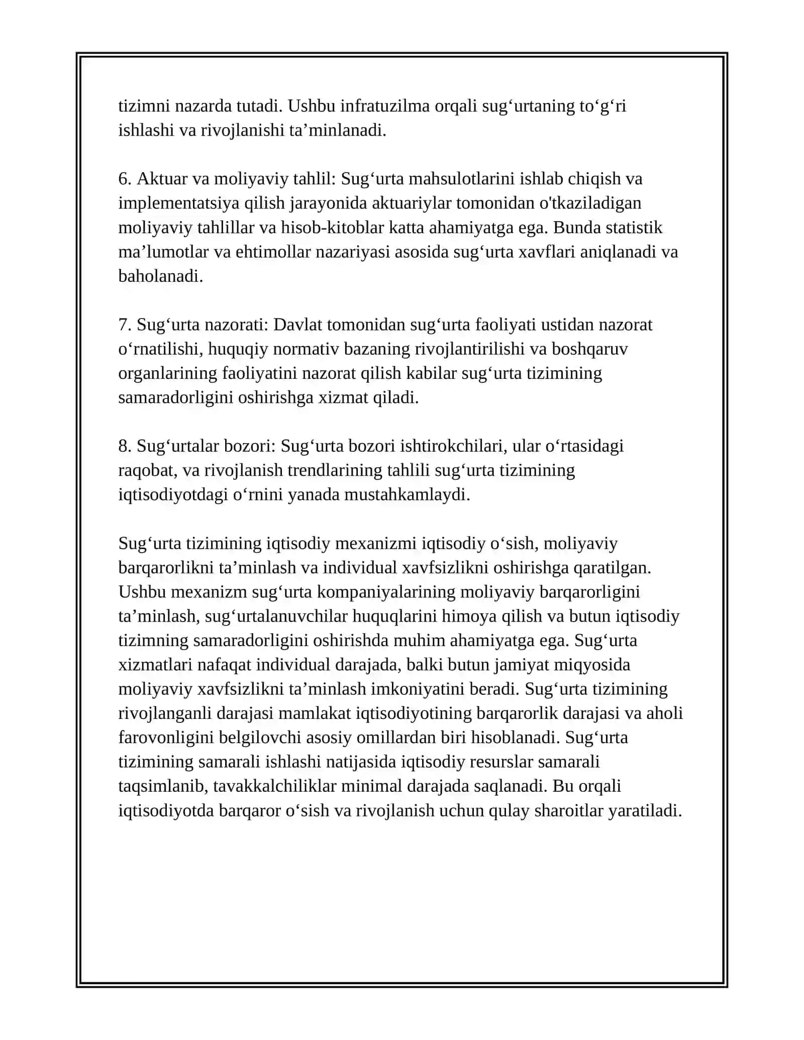 SUG‘URTA TIZIMINING IQTISODIY MEXANIZMI 4