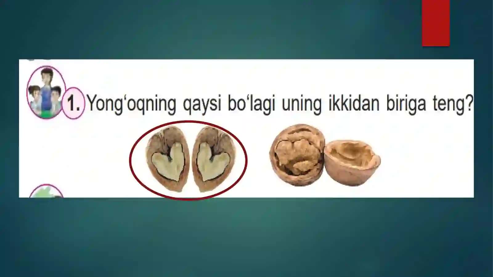 “Butunning bo`laklari” mavzusiga taqdimoti 4