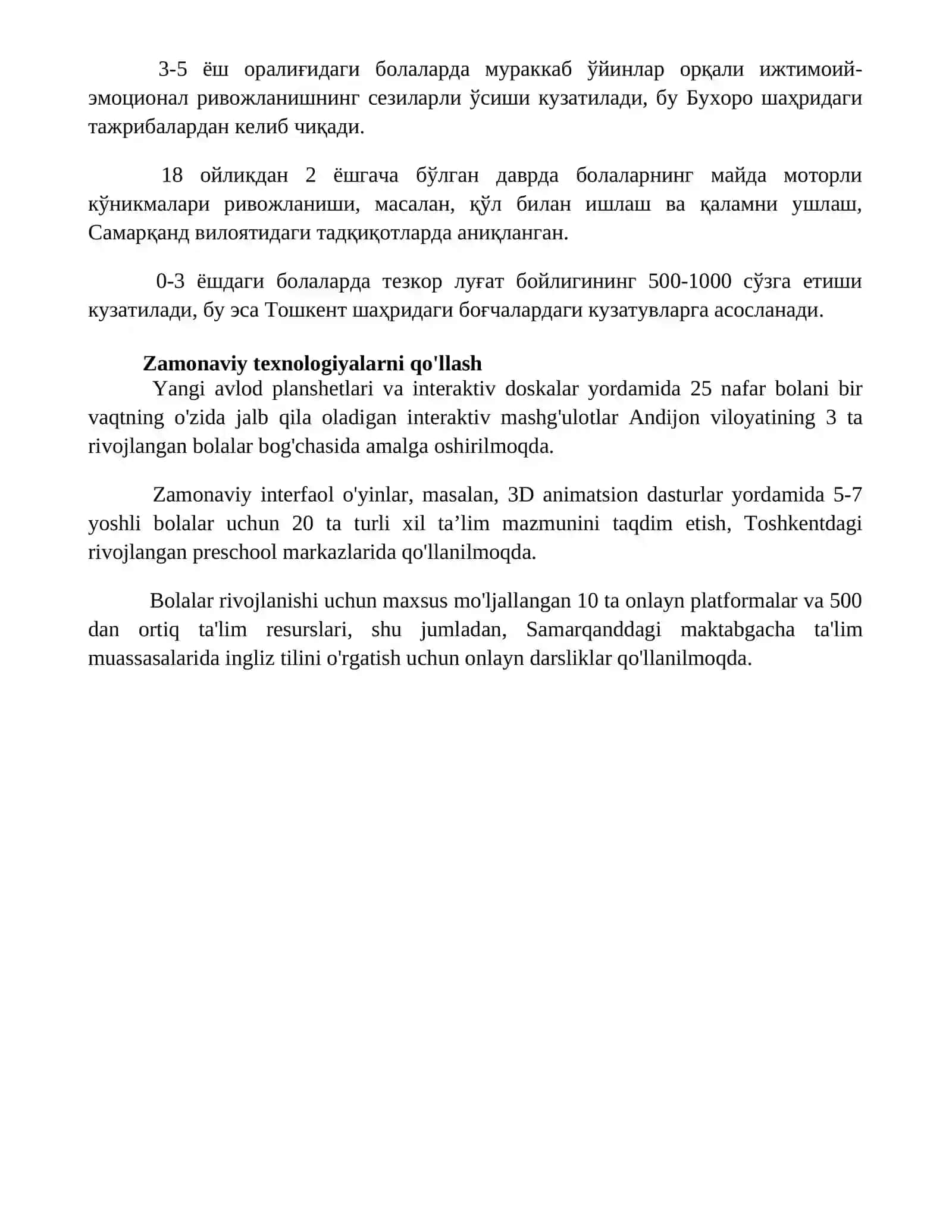 Maktabgacha taʼlim tashkilotlarda markazlar 4