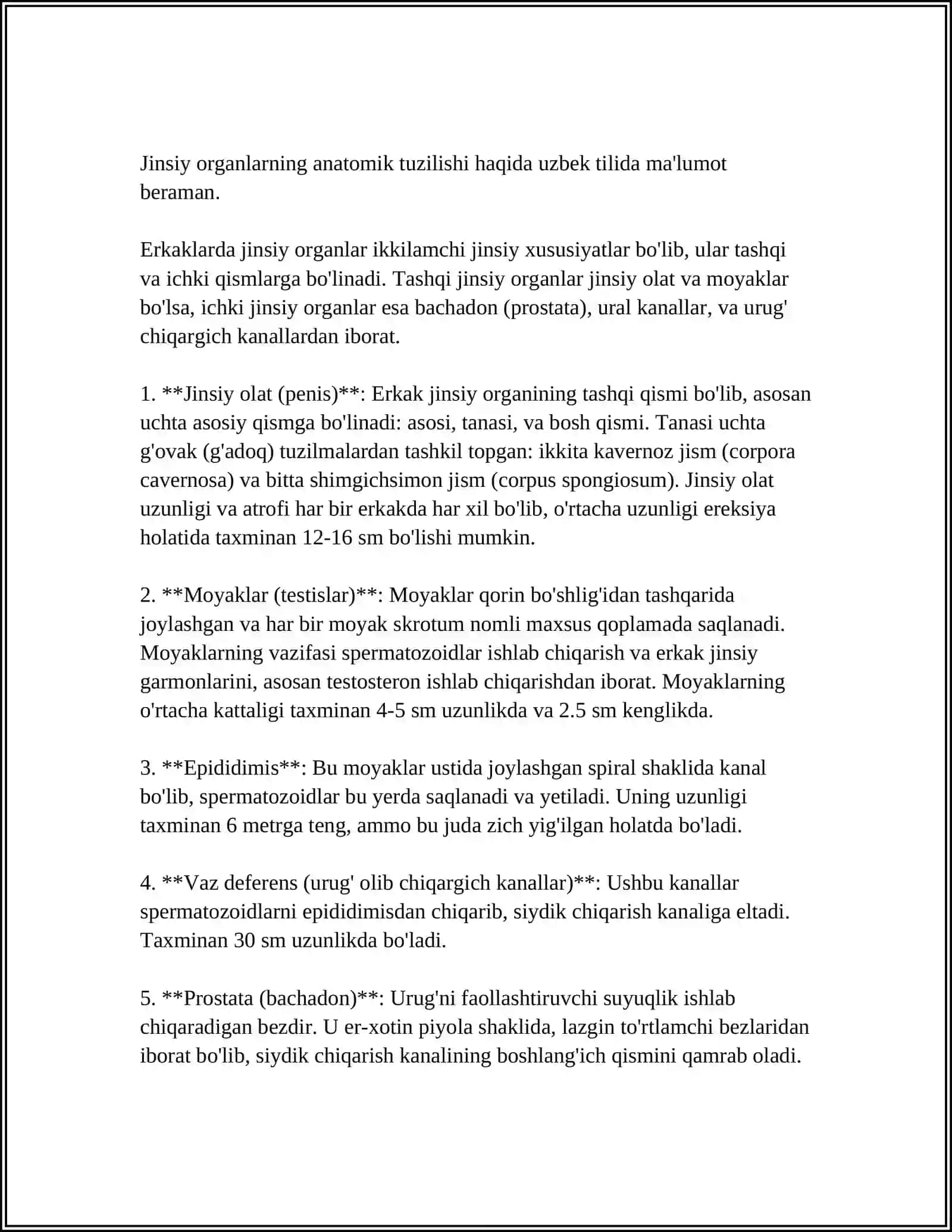 ANATOMIYA HAYVONLARNING KOPAYISH ORGINLARI 4