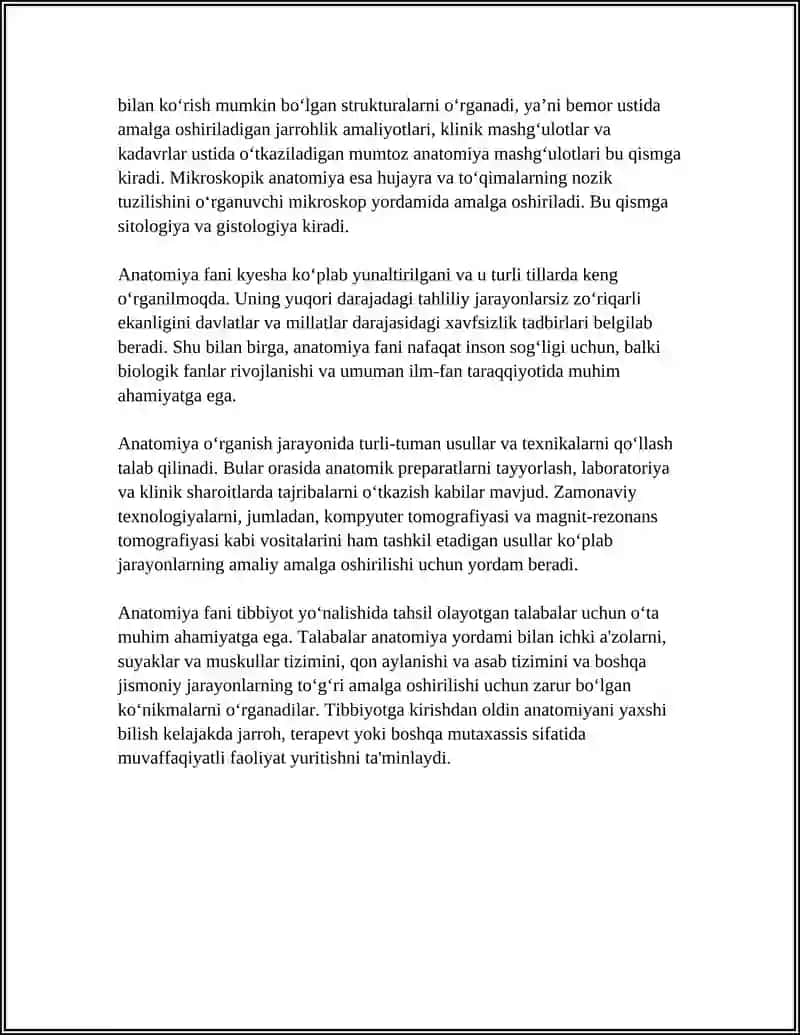 ANATOMIYAGA KIRISH 4
