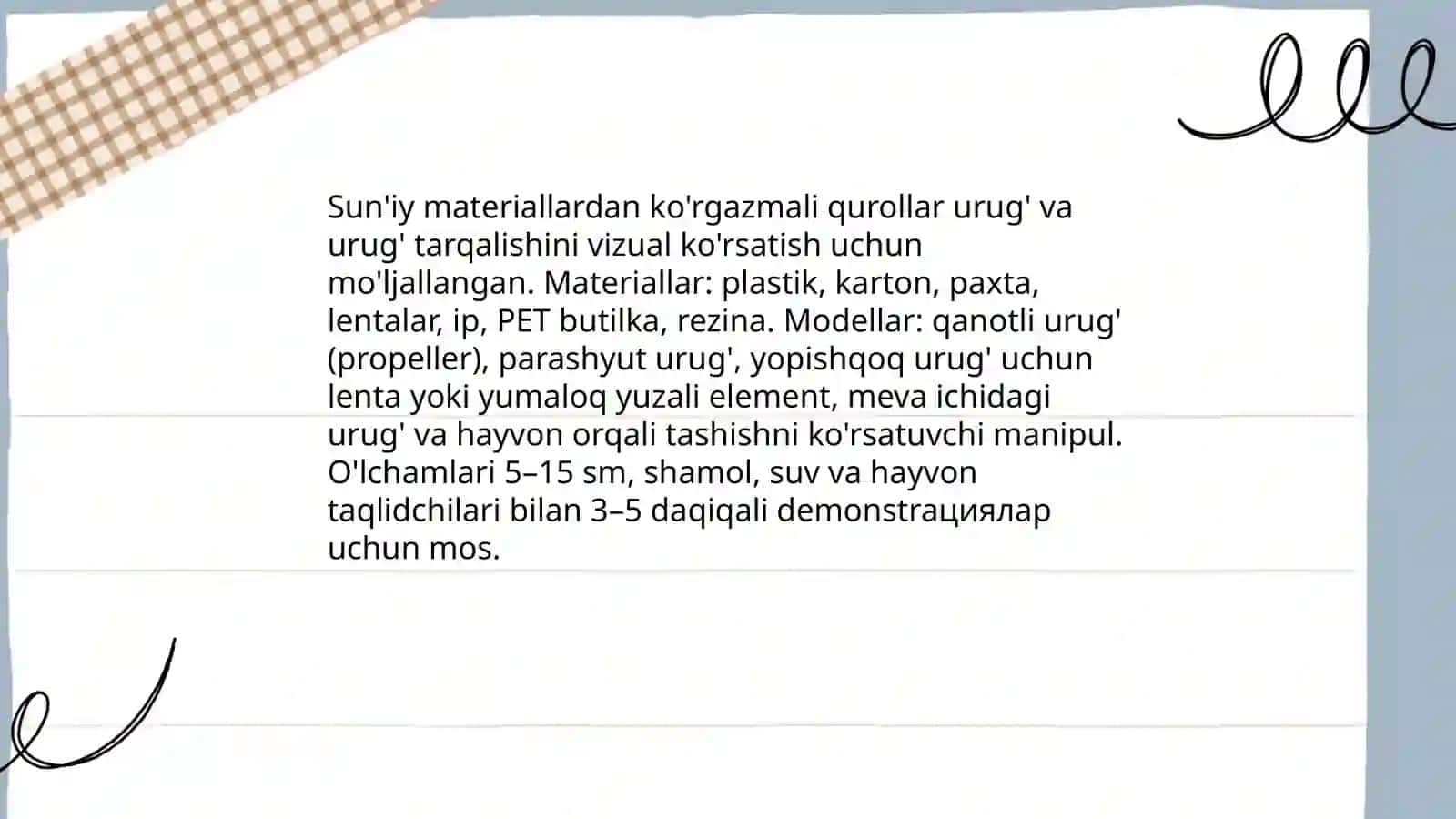 Sun'iy materiallardan ko'rgazmali qurollar tayyorlash 4