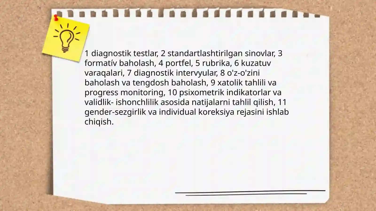 Pedagogik diagnostika va korreksiyani tashkil etishi Umumta'lim maktablari o'quvchi qizlar 4