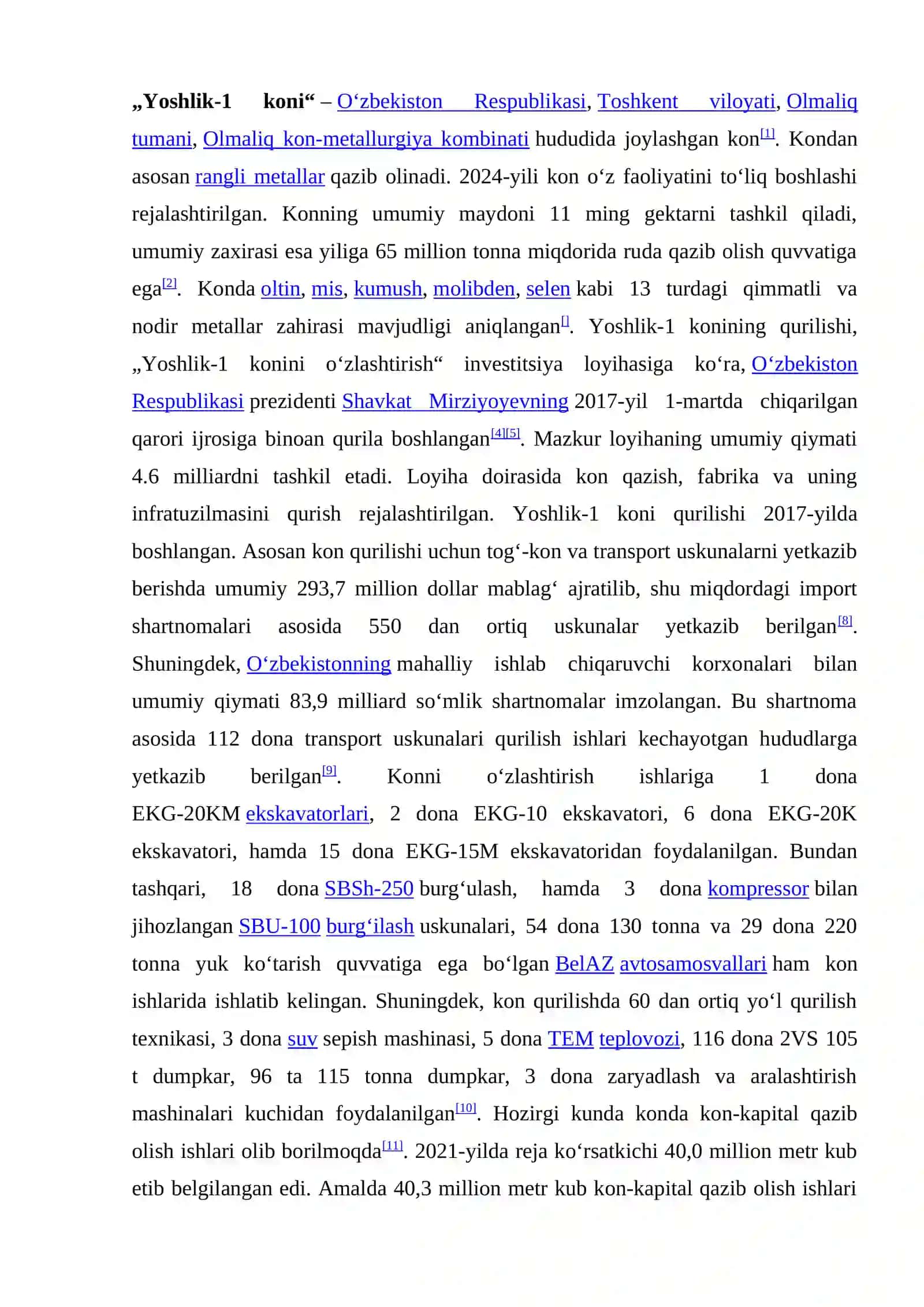 Yoshlik koni rudalarini boyitishda ruda tayyorlash bo’limi xaqida malumot 4