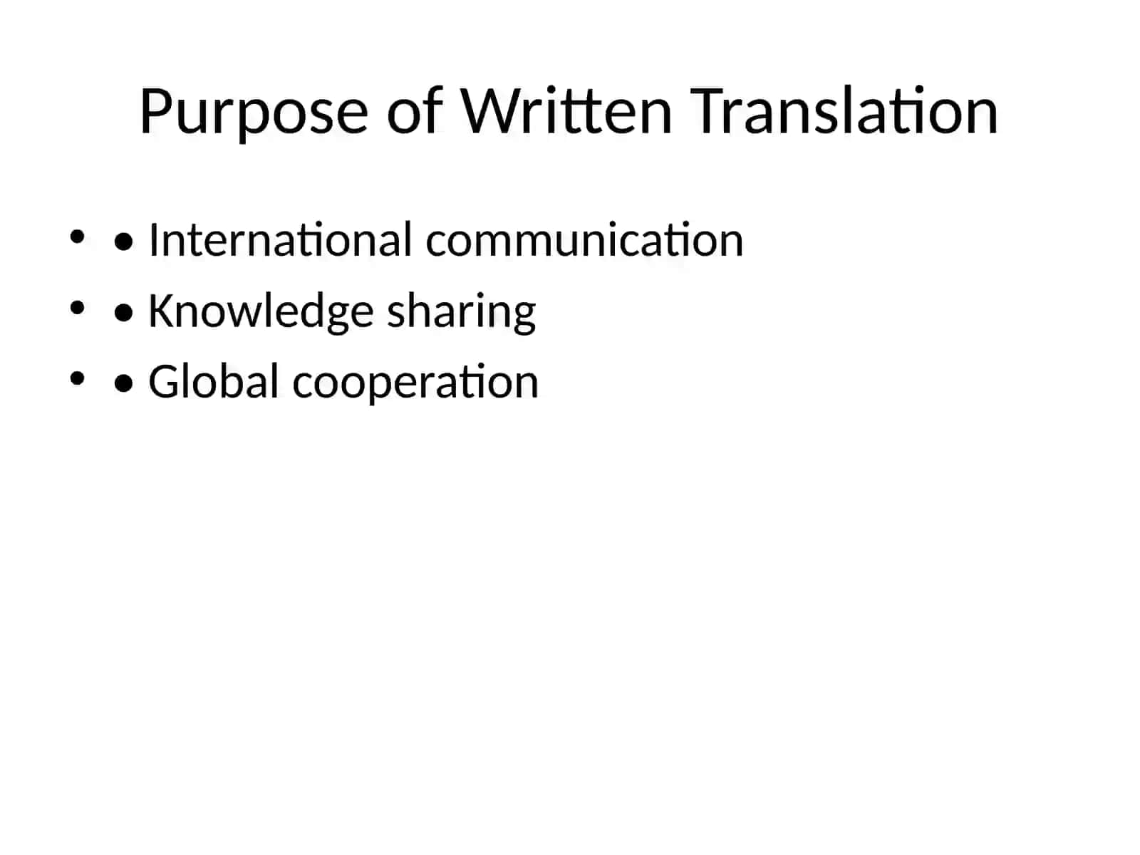 Written Translation Concepts 4