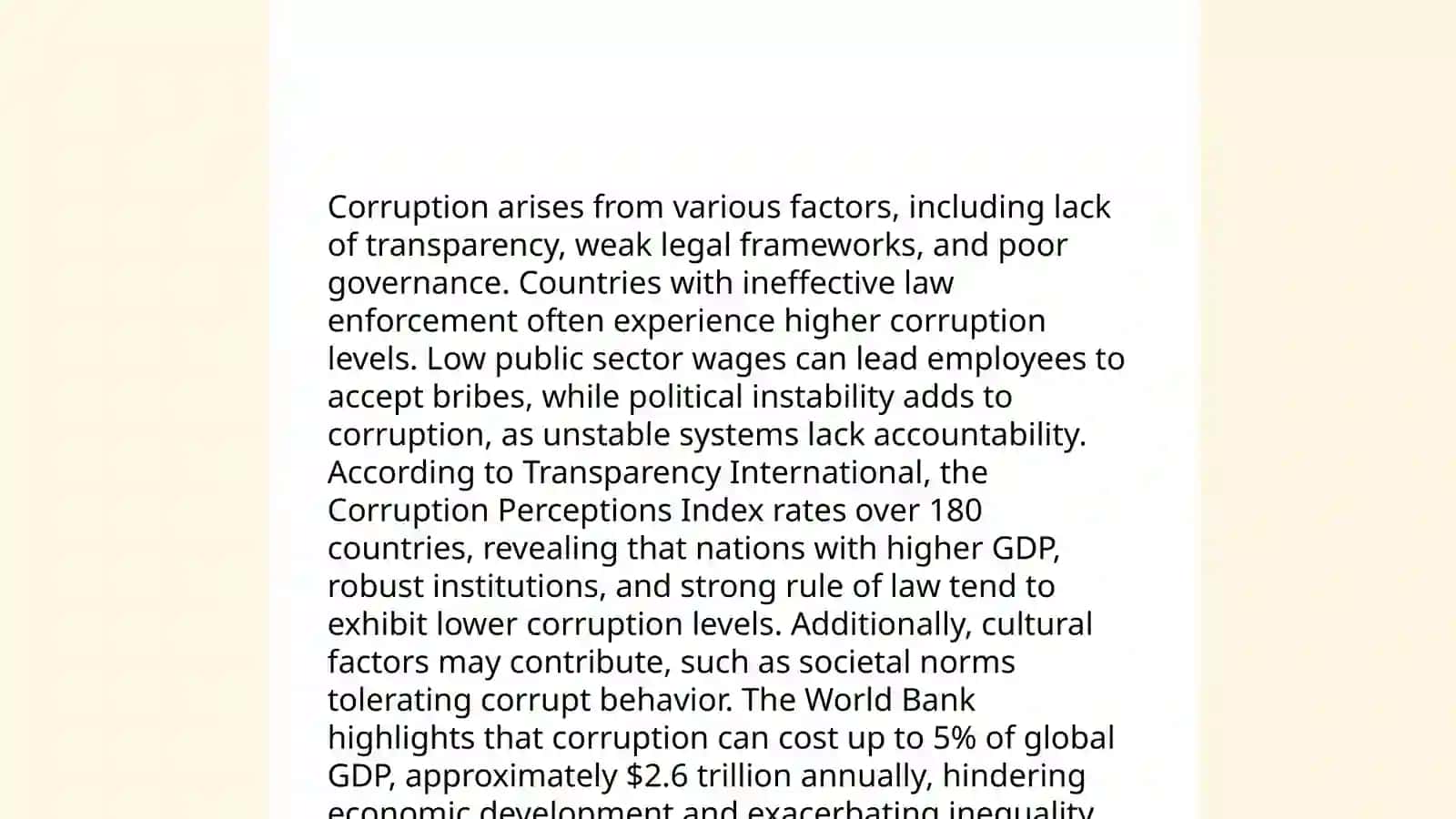 The issue of corruption and its solutions presentation 4