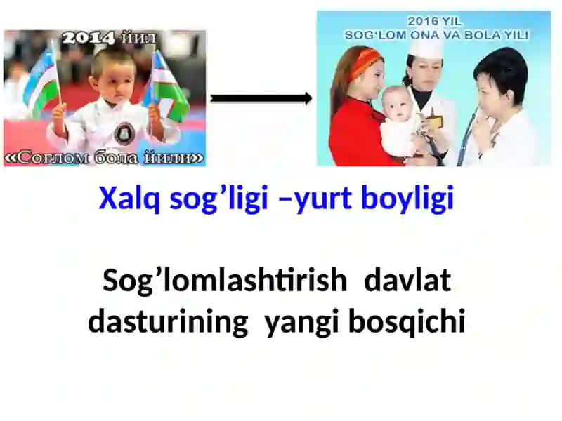“Соғлом она ва бола йили” давлат дастурининг мазмун  моҳияти 4
