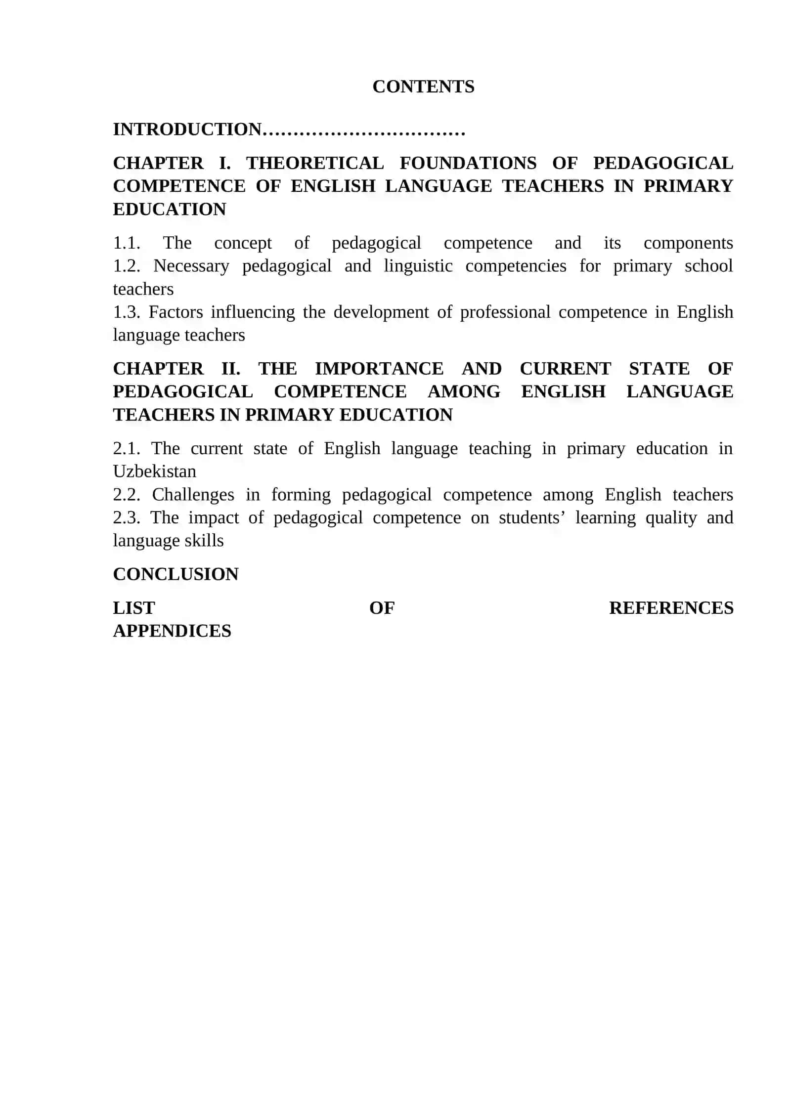 Final Qualification Paper on Pedagogical Competence of English Teachers 4