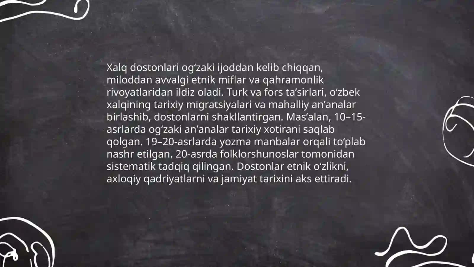Xalq dostonlari haqida malumot 4