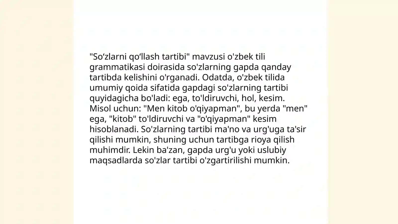 Boshlangʻich sinfda gap ustida ishlashdagi izchillik 4