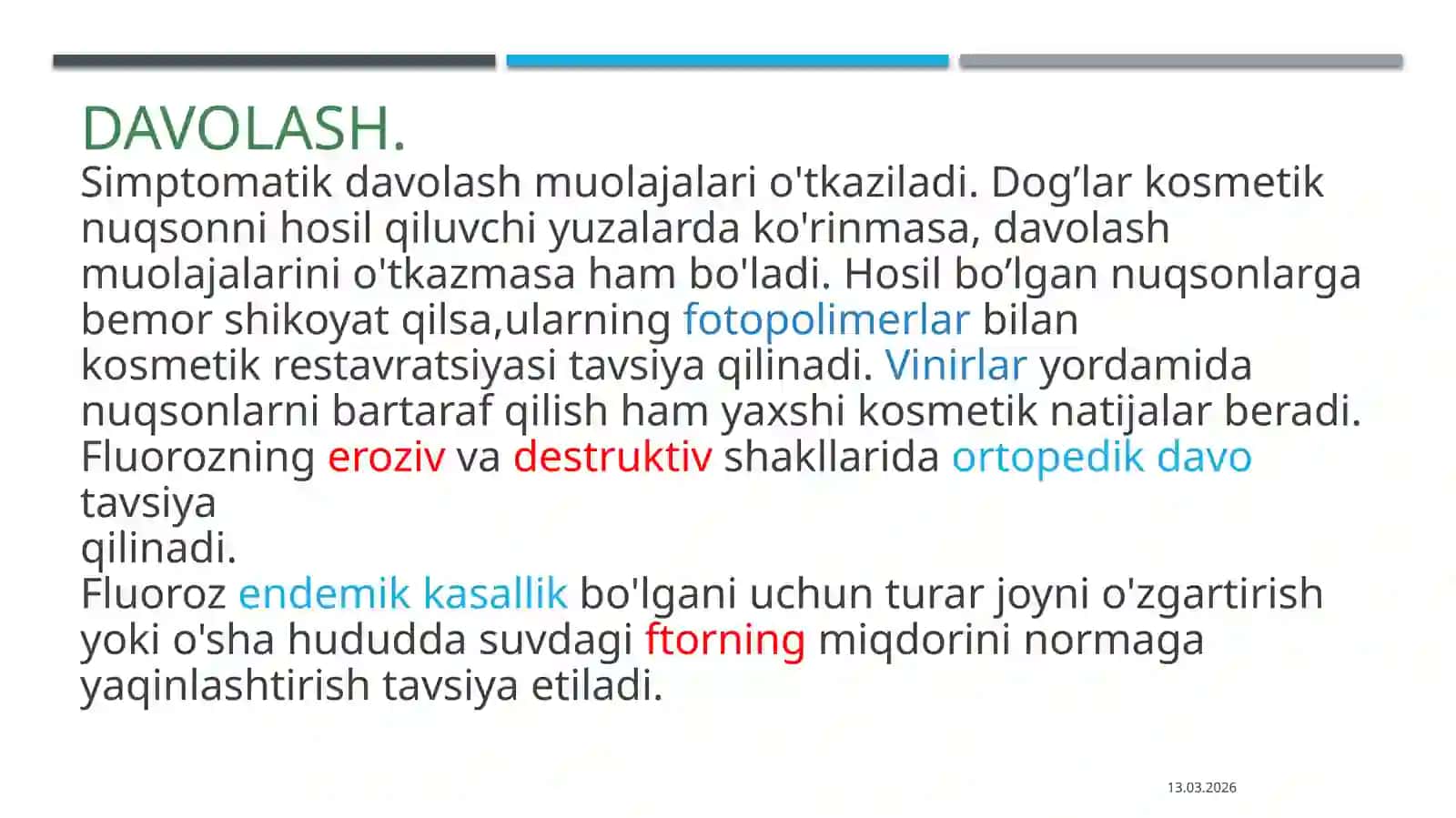Tish qattiq toʼqimalarning nasliy kasalliklari 4