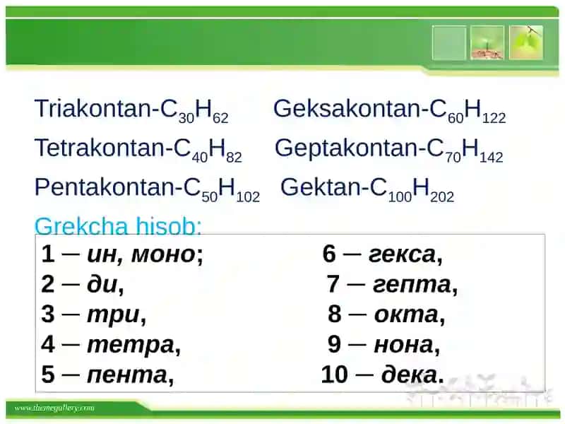 ALKANLAR VA SIKLOALKANLAR 4