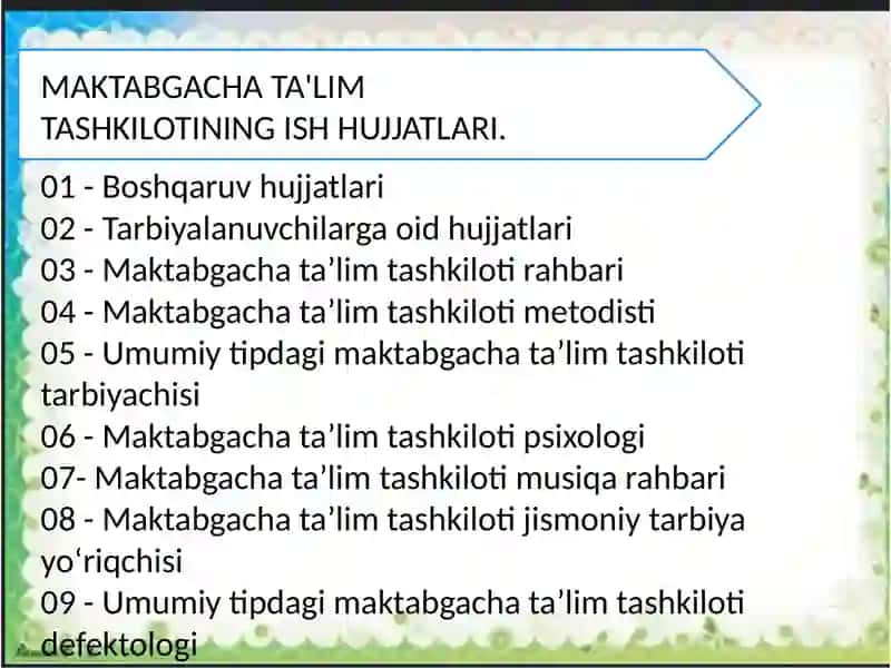 Maktabgachata'lim tashkilotining ish hujjatlari 4