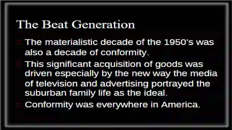 The Beat Generation. American Literature 4