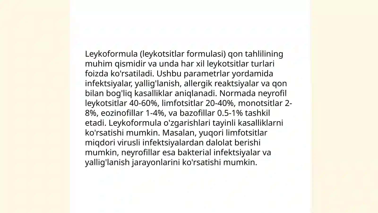 Leykoformula tushunchasi va uning tahlil usullari 4
