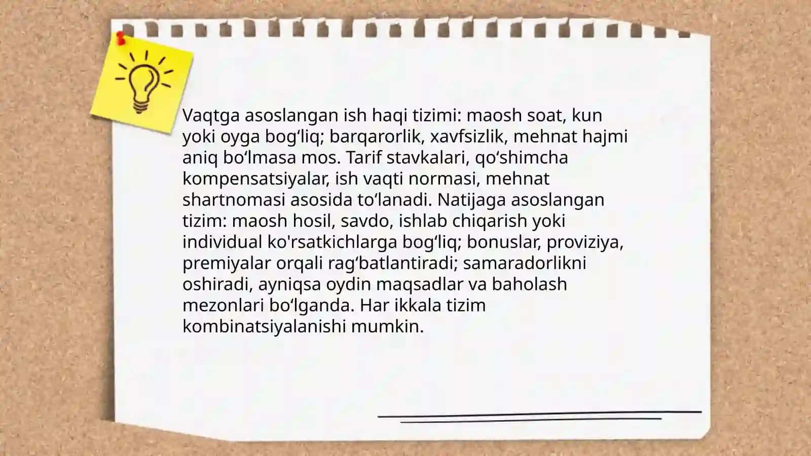 Ish haqini tashkil etishning tushunchasi va prinsiplari 4