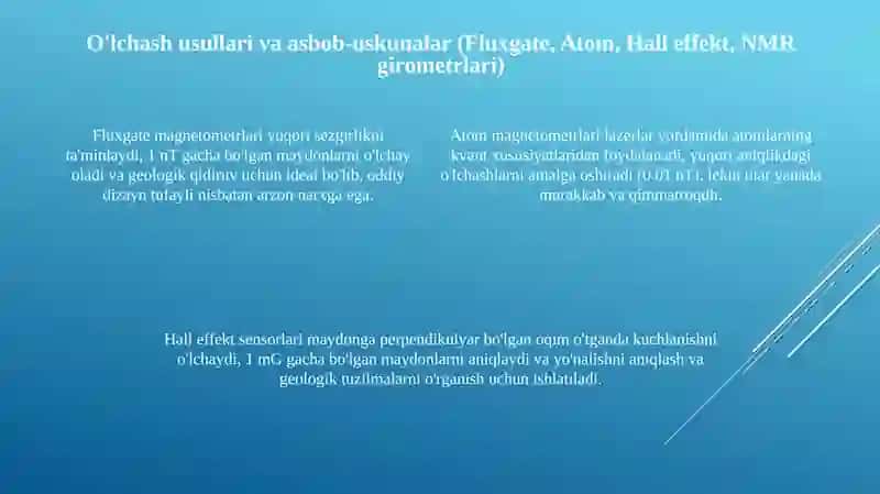 Burgʻu quduqlarida magnit maydoni ulchash usulari 4