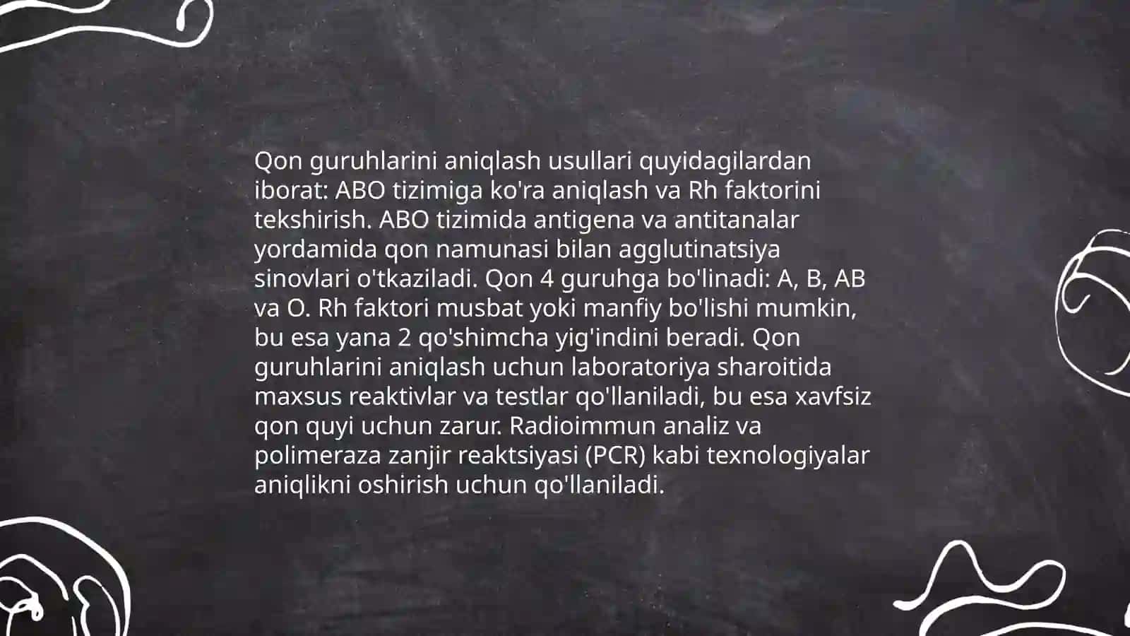 Qon guruhlari tasnifi 4