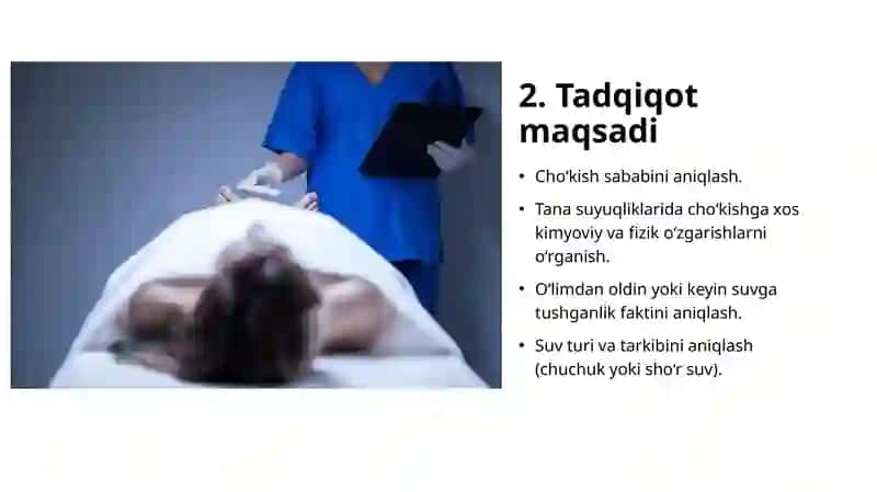 Cho’kishda laboratoriya tekshirish usullari 4