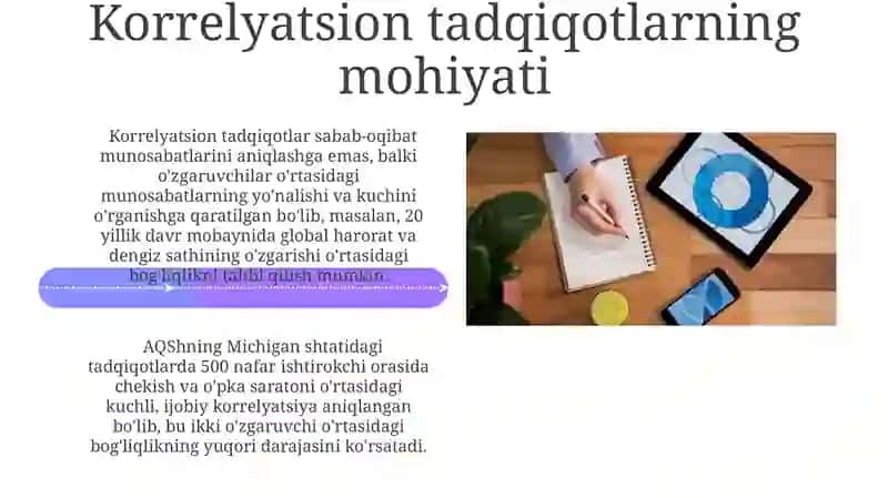 Korrelyatsion tadqiqotlar 4