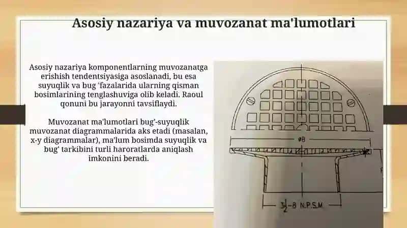 Boshlang‘ich aralashma uzluksiz ishlovchi elaksimon tarelkali rektifikatsiyakolonnasinihisoblash 4