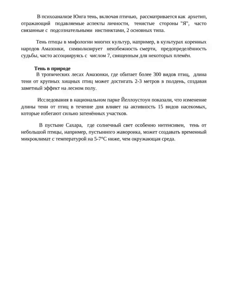 Тень птицы 4