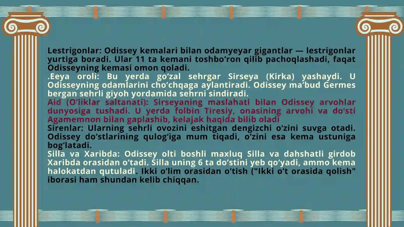 Odisseya dostoni haqida 4
