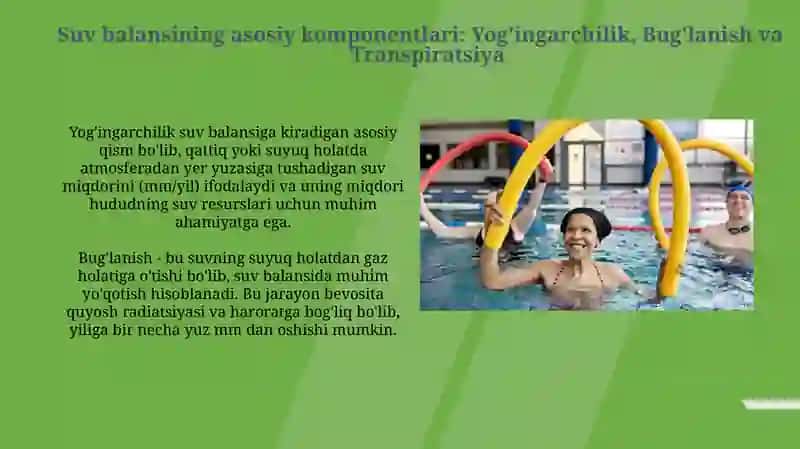 Malum bir hududning suv balansini baholash 4