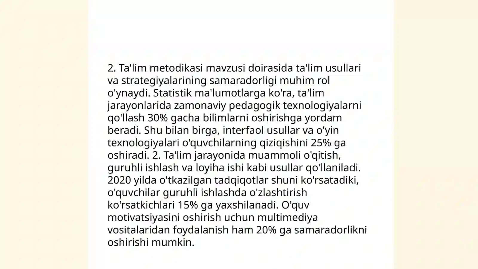 Pedagogika fanining soxalari 4