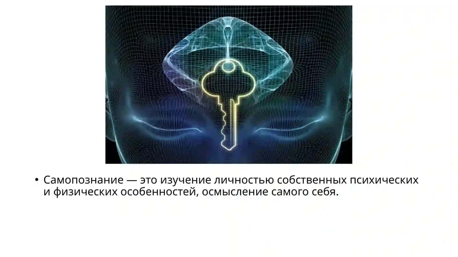 Самосознание как «Я» концепция 4
