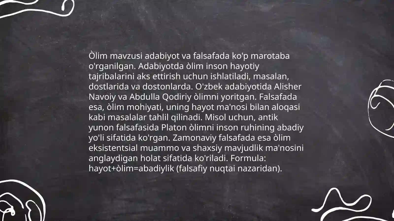 Òlim va oxirzamondan keyingi hayotning diniy-falsafiy izohi 4