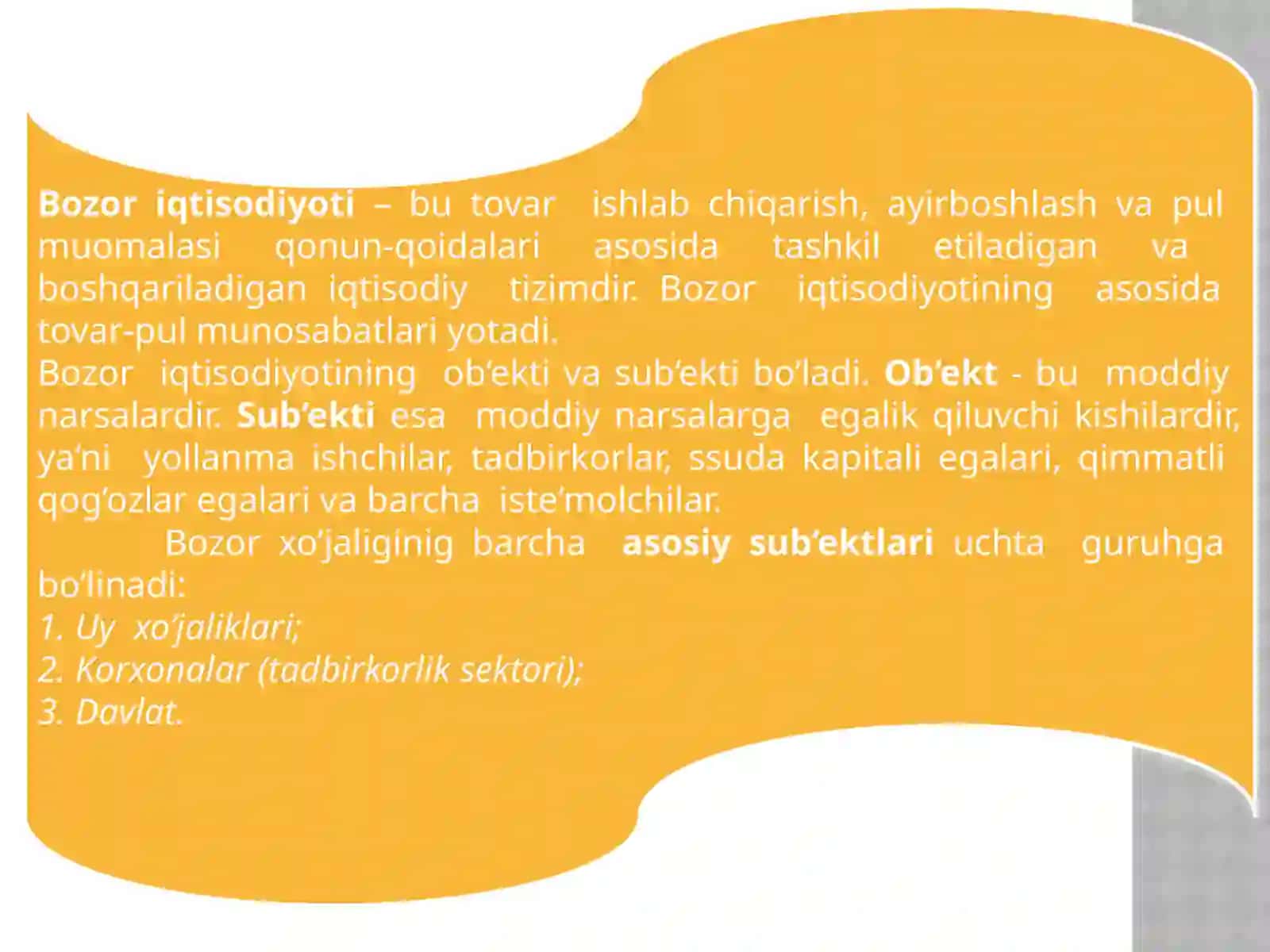 Bozor iqtisodiyotining mazmuni va amal qilishi 4