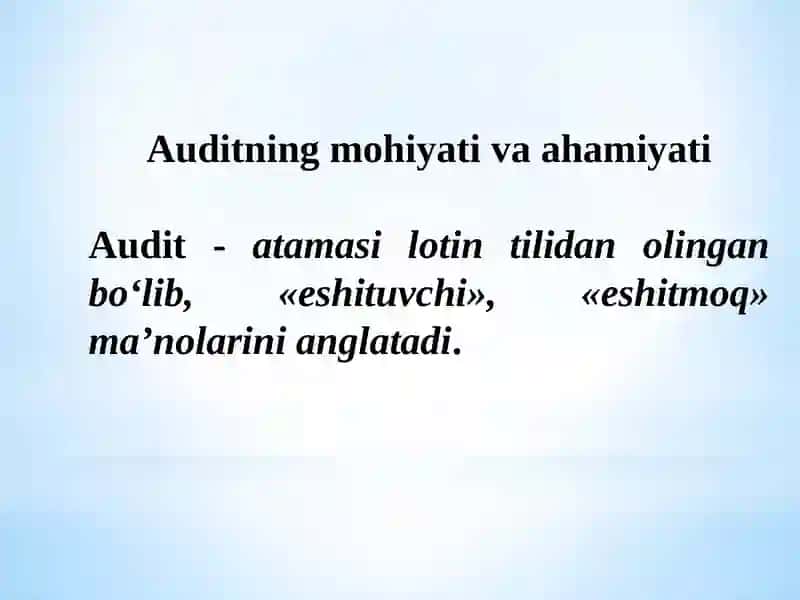 AUDIT VА MOLIYAVIY NАZORАT 4